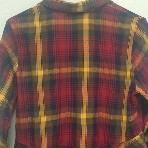 Thread Story Long Tails Top Plaid Fall Colors XL - Picture 8 of 8